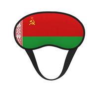 Masque occultant avec drapeau de la Biélorussie - Confortable et occultant - Pour voyage, yoga, yeux