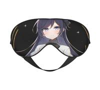 Masque occultant occultant pour homme et femme avec sangle réglable sur les deux côtés - Imprimé biologique - Océan Pacifique