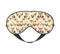 Masque occultant réversible avec sangle réglable pour dormir en profondeur