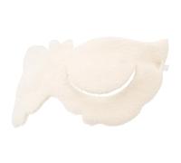 Masque Oculaire en Serviette Moelleuse, Double Couche Épaissie, Blanc | Compresse Chaud Froid Réutilisable, Design à Corde Pratique, pour Maison et Contemplation, Femmes