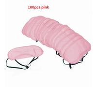 Masque Oculaire Pour Dormir,Cadeau De Voyage,Couverture Pour Les Yeux,Ombre Noire,Patch Pour Les Yeux,Relaxation,Masseur,Outils De Beauté,100 Pièces/Lot - Type Light Pink 100pcs