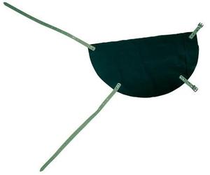 Masque-oeillère pour bétail en cuir résistant/avec lanières de cuir