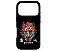 Masque Oni de démon Japonais, Kabuki Jiu-Jitsu Kanji Coque pour iPhone 17 Pro