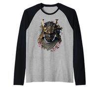 Masque Oni Guerrier Samouraï, Bushido, Art Japonais Manche Raglan