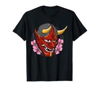 Masque Oni japonais visage de démon Devil Ronin T-Shirt