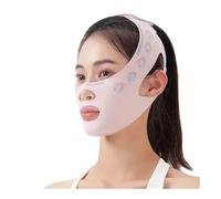 Masque ovale anti-rides pour réduire le double menton - Réutilisable - Sangle amincissante pour le visage