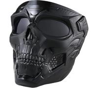 Masque Paintball Et Airsoft Ventilé avec Protection, Design Masque Crâne, Parfait comme Halloween Ou Cyberpunk pour Soirées Déguisées Et Jeux Tactiques Réalistes