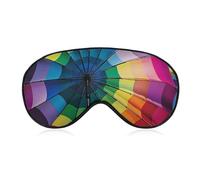Masque parapluie coloré pour les yeux, masque de sommeil latéral léger, masque de sommeil, coussinet nasal et bande élastique pour enfants, femmes et hommes