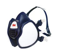 Masque partiel anti-poussière et anti-gaz taille unique ABEK1P3 3M