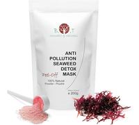 Masque Peel-Off Anti-Pollution Translucide Aux Alginates & Algues Marines Rouges À Effet Antioxydant Et Détox. Soin Visage Illuminateur Et Hydratant 10 Traitements Unisex 200 G