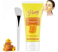 Masque Peel off De Miel, Masque Hydratant Visage De Miel, Honey Masqué Peel off Visage, Masqué Point Noir Visagé, Masques Visages Hydratant, Raffermissant Et Rajeunissant, Avec Pinceau (1PC)