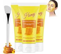 Masque Peel off De Miel, Masque Hydratant Visage De Miel, Honey Masqué Peel off Visage, Masqué Point Noir Visagé, Masques Visages Hydratant, Raffermissant Et Rajeunissant, Avec Pinceau (3PC)