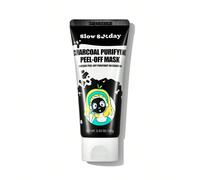 Masque peel-off purifiant au charbon SlowSunday, masque facial, extracteur de points noirs, nettoyage en profondeur, soins de la peau coréens, K-Beauty, idéal pour les fêtes, convient pour l'été Taill