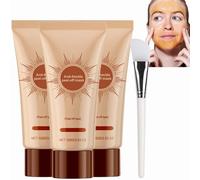 Masque Peel off Visage,Anti taches brunes visage,Masque peel-off blanchissant, Masque Peel-Off Aux Herbes, Masque Peel-Off pour l'élimination des Taches de Rousseur,Antirides,Réduit les Rides (3PC)