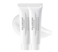 Masque Peel off Visage,Masque au lait coréen,masque peel-off au collagène,Collagen Night Wrapping Mask,hydratant et éclaircissant, réduit le relâchement cutané et le teint terne (2PC)
