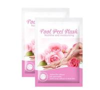Masque Peel Pied, Soin Des Pieds Pour Enlever Les Callosités, Réparer Les Talons Fissurés Et Morts, Masques Exfoliants Pour Les Pieds (2 paires)