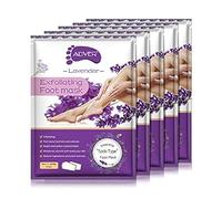 Masque Peeling Pieds, 5 Pack Exfoliant Peel Off Callosités Peau Morte Callus Remover, Baby Soft Smooth Touch Feet-Homme Femme Masque Pieds Peeling Exfoliant (Lavande)
