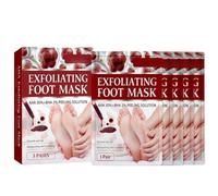 Masque Pied Peeling Pêche, Masque Pieds Hydratant à la Noix de Coco- Soin des callosités et des peaux mortes - Pied HydratantExfoliant,callus peeling piedsPour les