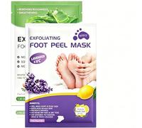 Masque Pieds Peeling Exfoliant, Gommage & Soin 2 En 1, Hydratation & Réparation, Facile À Utiliser, Non Gras, Lot Économique