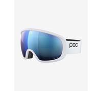Masque POC Fovea blanc avec verre Clarity Highly Intense Partly Sunny Blue
