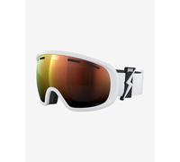 POC Masque de ski Fovea Blixten White/Partly Sunny Orange, Clarity Intense, Cat 2, Blanc