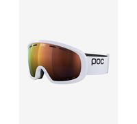 Masque POC Fovea Mid blanc avec verre Clarity Intense Partly Sunny Orange