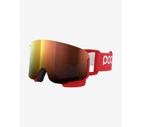 Masque POC Nexal rouge avec lentille Clarity Partly Sunny Orange