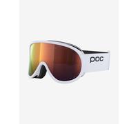 Masque POC Retina blanc avec verre Clarity Intense Partly Sunny Orange