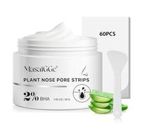 Masque Point Noir, 2% de soins de la tête noire BHA | Masque déchiré parfaitement ajusté sur la brosse | Contient de l'acide hyaluronique et de l'aloe vera | 30 g de bouteille large