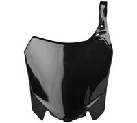 POLISPORT 8659400003 - Plaque d'immatriculation avant réplique OEM en plastique brillant durable et résistant compatible avec les motos Honda en couleur noir