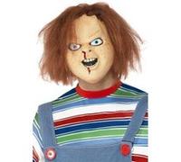 Neuf Adulte sous Licence Chucky Masque Latex Enfant Jeu Déguisement Halloween