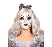 Leg Avenue Masque Poupée de Porcelaine Blanc – Taille Unique