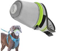 Masque pour Chien, réutilisable, Respirant, avec Filtre à air, Masque Facial à gaz réglable, Masque respiratoire pour Chiens de Grande et Petite Taille