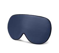Masque pour dormir Masque de sommeil en soie mûrier naturel, bandeau doux, masque for les yeux lisse, aide au, Patch couverture for, Bandage Masque de nuit soie(Deep blue)