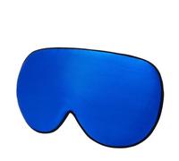 Masque pour dormir Masque de sommeil en soie mûrier naturel, bandeau doux, masque for les yeux lisse, aide au, Patch couverture for, Bandage confortable Masque de nuit soie(Deep blue)