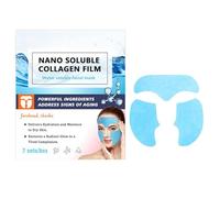 Masque pour le visage de collagène - 7 pièces, films de collagène | Masque facial de haute qualité, film de colļagen à fusion pour femmes, filles, patch rafraîchissant soluble, pâte d'