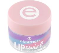 Essence Cosmetics Lip Swirl Caring Mask Masque, Polissant, Protecteur, Sensation de Rosée, Translucide (8g)