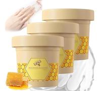 Masque pour les mains à la cire de lait au miel - Masque exfoliant pour hydrater les mains, enlever les peaux mortes, soin des mains exfoliant, masque hydratant pour tous les types de peau (3)