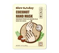 Masque pour les mains à la noix de coco SlowSunday, pour les mains sèches et gercées, hydratant, apaisant pour la peau, nutrition profonde, convient pour l'été, Y2K, idéal pour les fêtes, la rentrée s