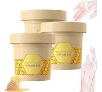 Masque pour les mains au miel et à la cire de lait, masque exfoliant hydratant et nourrissant, 120 g