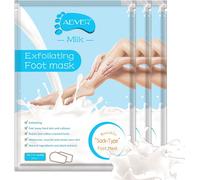 Masque pour les pieds Exfoliant pour les pieds Soin des pieds Chaussettes anti-callosités Enlève-callosités Milk Soft, 3 paires