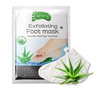 Masque pour les pieds Exfoliant pour les pieds Soins des pieds Chaussettes anti-callosités Enlève callosités avec aloès, 3 paires