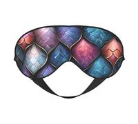 Masque pour les yeux 3D avec motif écailles de dragon magique, élégant, léger, idéal pour voyage, yoga, sieste, méditation, camping, travail, relaxation