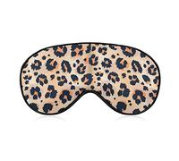 Masque pour les yeux 3D léger et confortable pour homme et femme, masque de sommeil imprimé animal guépard léopard aquarelle pour dormir, yoga, bloc léger lavable en machine
