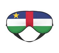 Masque pour les yeux à imprimé drapeau de l'Afrique centrale, doux et occultant pour femmes et hommes, nuit complète de sommeil, voyage