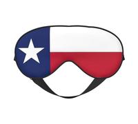 Masque pour les yeux à imprimé drapeau de l'État du Texas, masque doux et occultant pour les yeux pour homme et femme pour une nuit complète de sommeil, voyage