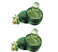Masque pour les yeux à l'avocat, 60 pièces, masque hydratant et nourrissant pour les yeux, hydrate et améliore la sécheresse cutanée,2pcs