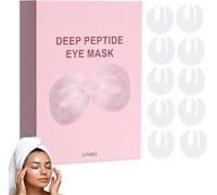 Masque pour les yeux au collagène au peptide profond, cache-yeux au peptide profond, patchs sous les yeux pour les cernes et les yeux gonflés, design en trois pièces couvrant toute la zone des yeux