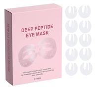 Masque pour les yeux au collagène au peptide profond, patchs sous les yeux pour les cernes et les yeux gonflés, design en trois pièces couvrant toute la zone des yeux pour les ridules et les poches