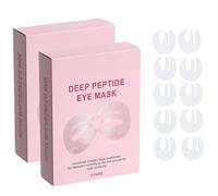 Masque pour les yeux au collagène au peptide profond, patchs sous les yeux pour les cernes et les yeux gonflés, design en trois pièces couvrant toute la zone des yeux pour les ridules et les poches